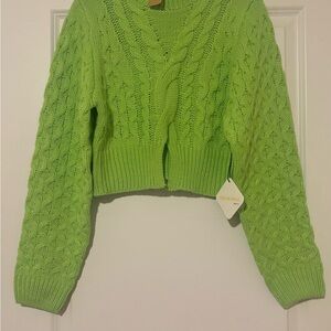 “Mean Green” Knit Sweater